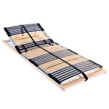 Vidaxl lattenbodem met 42 latten 7 zones 80x200 cm
