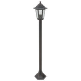 Vidaxl paalverlichting voor tuin e27 110 cm aluminium brons 6 st