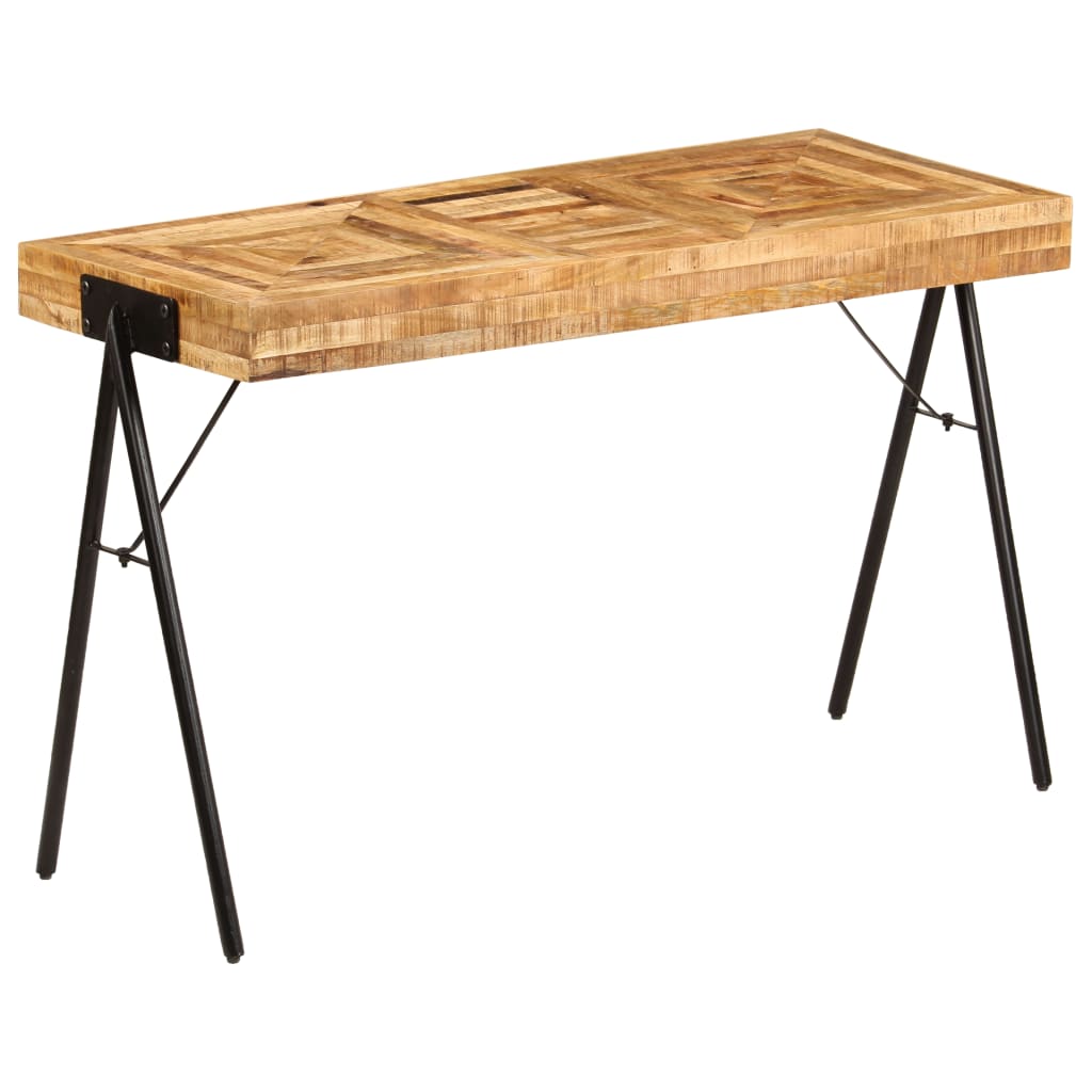 Vidaxl schrijftafel 118x50x75 cm massief mangohout