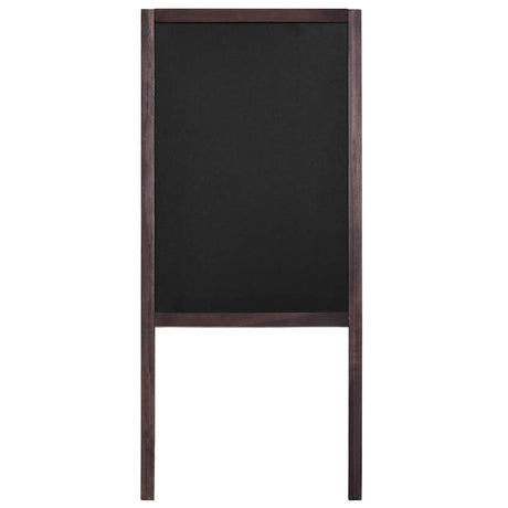 Vidaxl krijtbord dubbelzijdig vrijstaand 40x60 cm cederhout