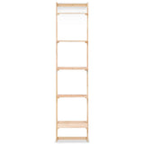 Vidaxl wandrek ladder 41,5x30x176 cm cederhout
