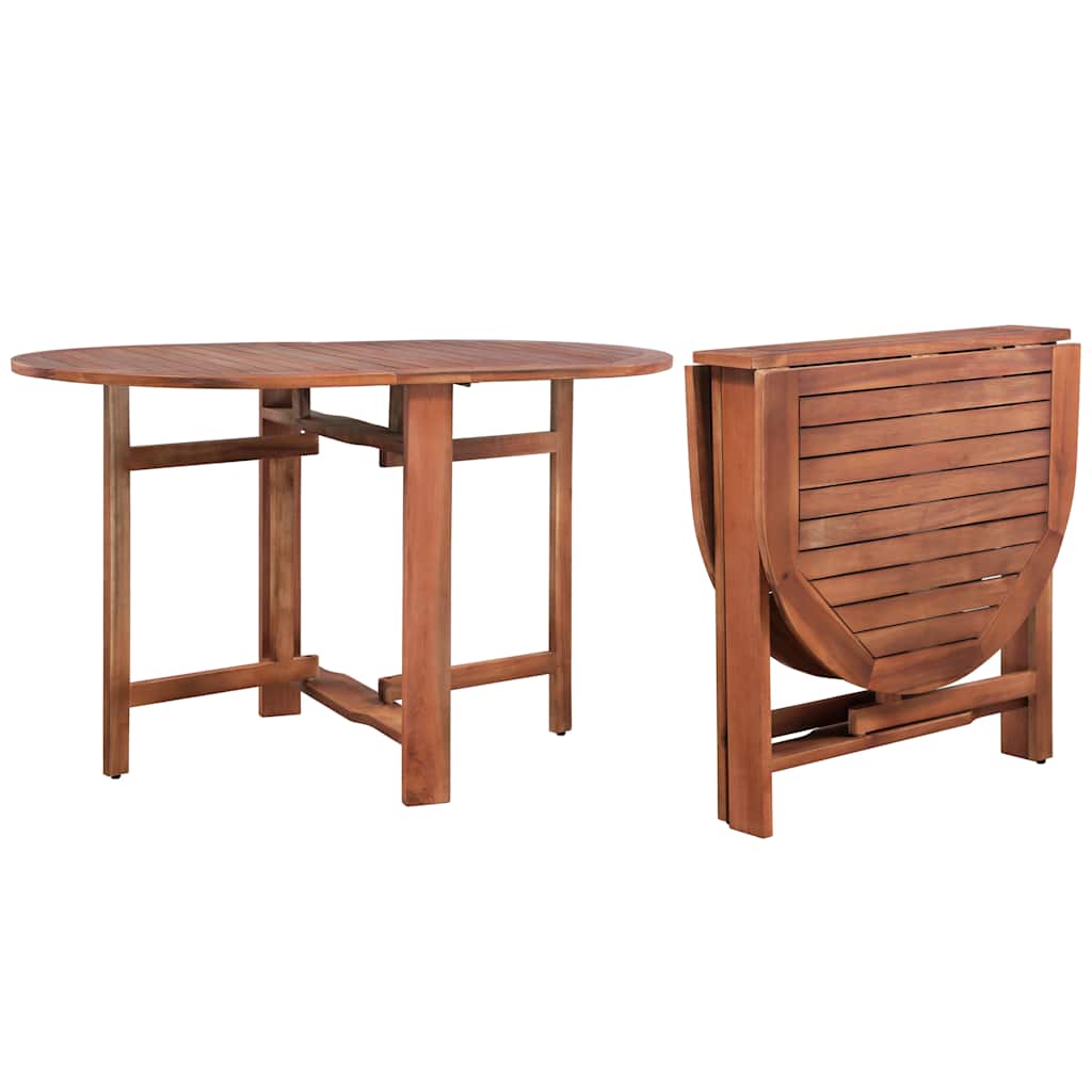 Vidaxl tuintafel 120x70x74 cm massief acaciahout