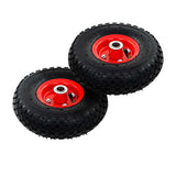 Vidaxl steekwagenwielen 2 st 3,00-4 (245x82) rubber