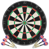 Vidaxl dartbord professioneel met 6 darts en surround sisal