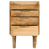 Vidaxl nachtkastje 40x30x59,5 cm massief mangohout