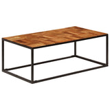 Vidaxl salontafel 110x60x40 cm massief acaciahout en staal