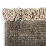 Vidaxl kelim vloerkleed 160x230 cm katoen taupe