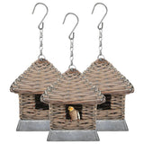 VidaXL Vogelhuizen 3 st wicker