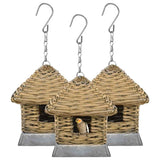 Vidaxl vogelhuizen 3 st wicker