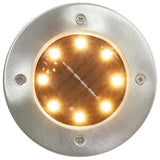 Vidaxl grondlampen 8 st solar led warmwit