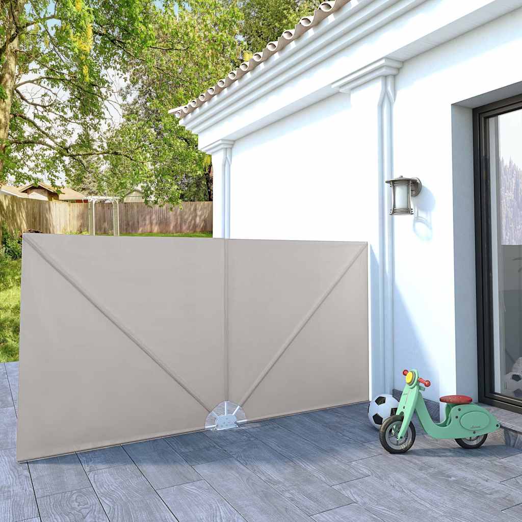 Vidaxl terrasscherm inklapbaar 300x150 cm crème