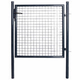 Vidaxl tuinhek van gaas gegalvaniseerd staal 100x100 cm grijs