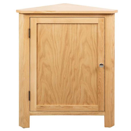 Vidaxl hoekkast 59x45x80 cm massief eikenhout