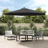 Vidaxl zweefparasol met aluminium paal 350 cm antracietkleurig