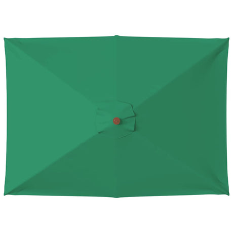 Vidaxl parasol met houten paal 150x200 cm groen