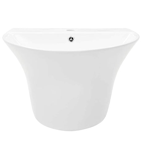 Vidaxl wasbak wit 56 x 48 x 42 cm geglazuurd keramiek