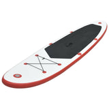 VidaXL Stand-up paddleboard opblaasbaar rood en wit