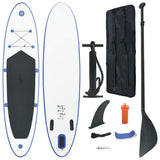 Vidaxl stand-up paddleboard opblaasbaar blauw en wit