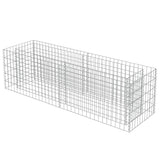 Vidaxl gabion plantenbak verhoogd 180x50x50 cm gegalvaniseerd staal