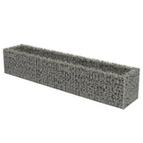 Vidaxl gabion plantenbak verhoogd 270x50x50 cm gegalvaniseerd staal