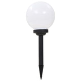Vidaxl led-solarlampen rond 20 cm rgb 3 st