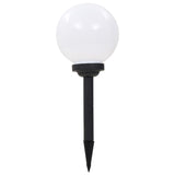 Vidaxl led-solarlampen rond 20 cm rgb 3 st