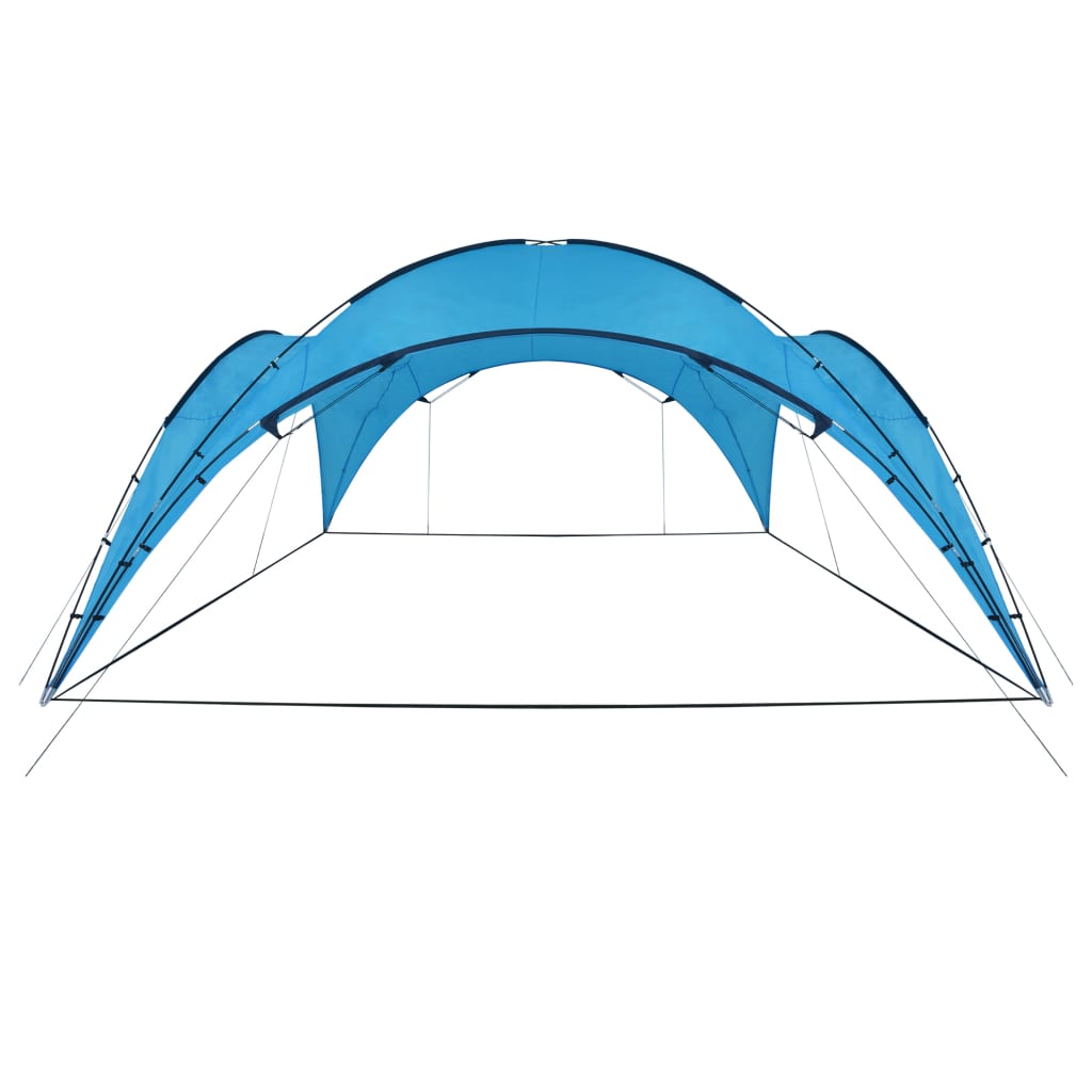 Vidaxl partytent boog 450x450x265 cm lichtblauw