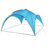 Vidaxl partytent boog 450x450x265 cm lichtblauw