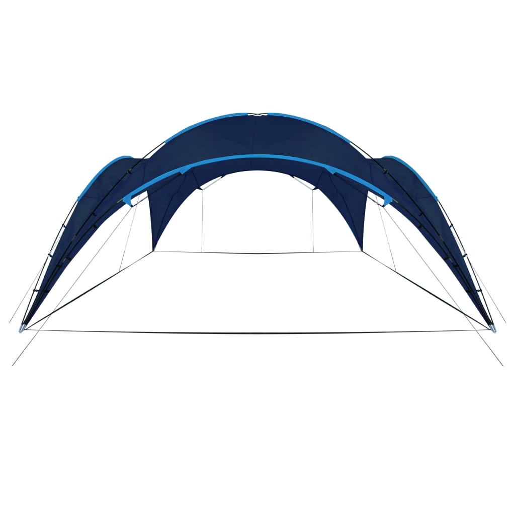 Vidaxl partytent boog 450x450x265 cm donkerblauw