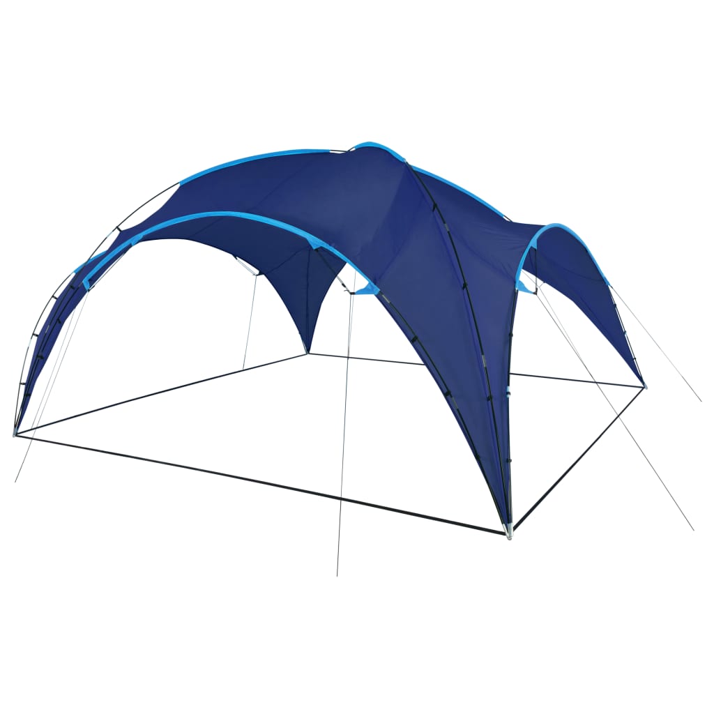 Vidaxl partytent boog 450x450x265 cm donkerblauw