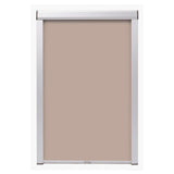 Vidaxl rolgordijn verduisterend beige ck04