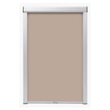 Vidaxl rolgordijn verduisterend beige mk04