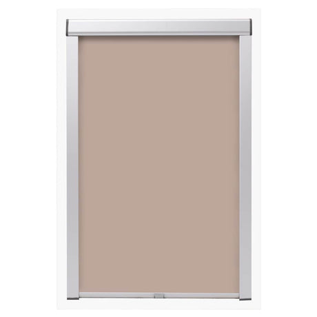 Vidaxl rolgordijn verduisterend beige sk06