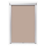Vidaxl rolgordijn verduisterend beige uk08