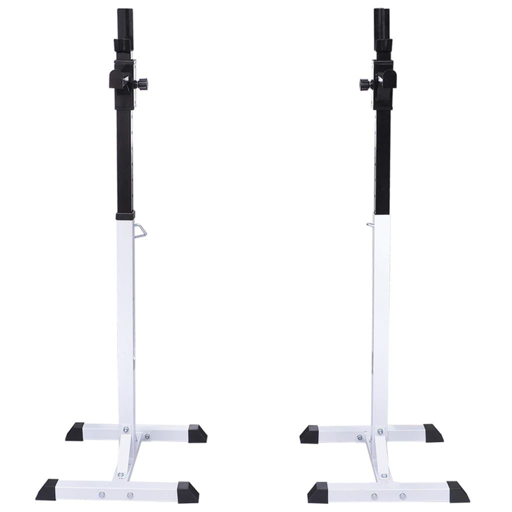 VidaXL Halter- squatrek met halterset 30,5 kg