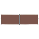 Vidaxl windscherm uittrekbaar 160x600 cm bruin
