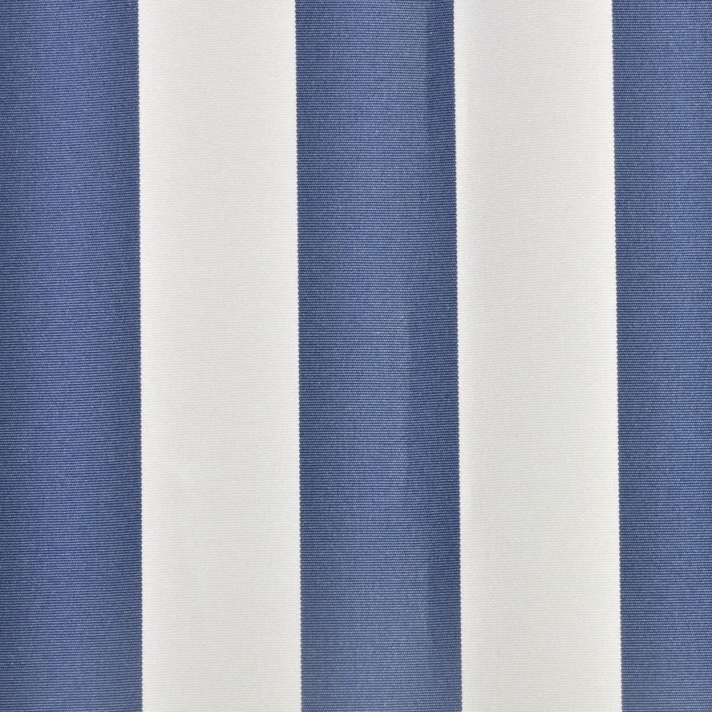 Vidaxl luifeldoek 350x250 cm canvas blauw en wit