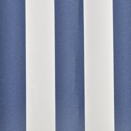 Vidaxl luifeldoek 450x300 cm canvas blauw en wit