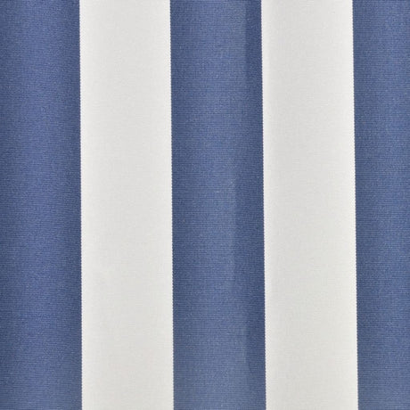 Vidaxl luifeldoek 500x300 cm canvas blauw en wit