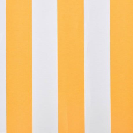Vidaxl luifeldoek 350x250 cm canvas oranje en wit