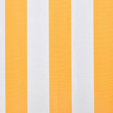 Vidaxl luifeldoek 350x250 cm canvas oranje en wit