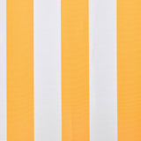 Vidaxl luifeldoek 450x300 cm canvas oranje en wit