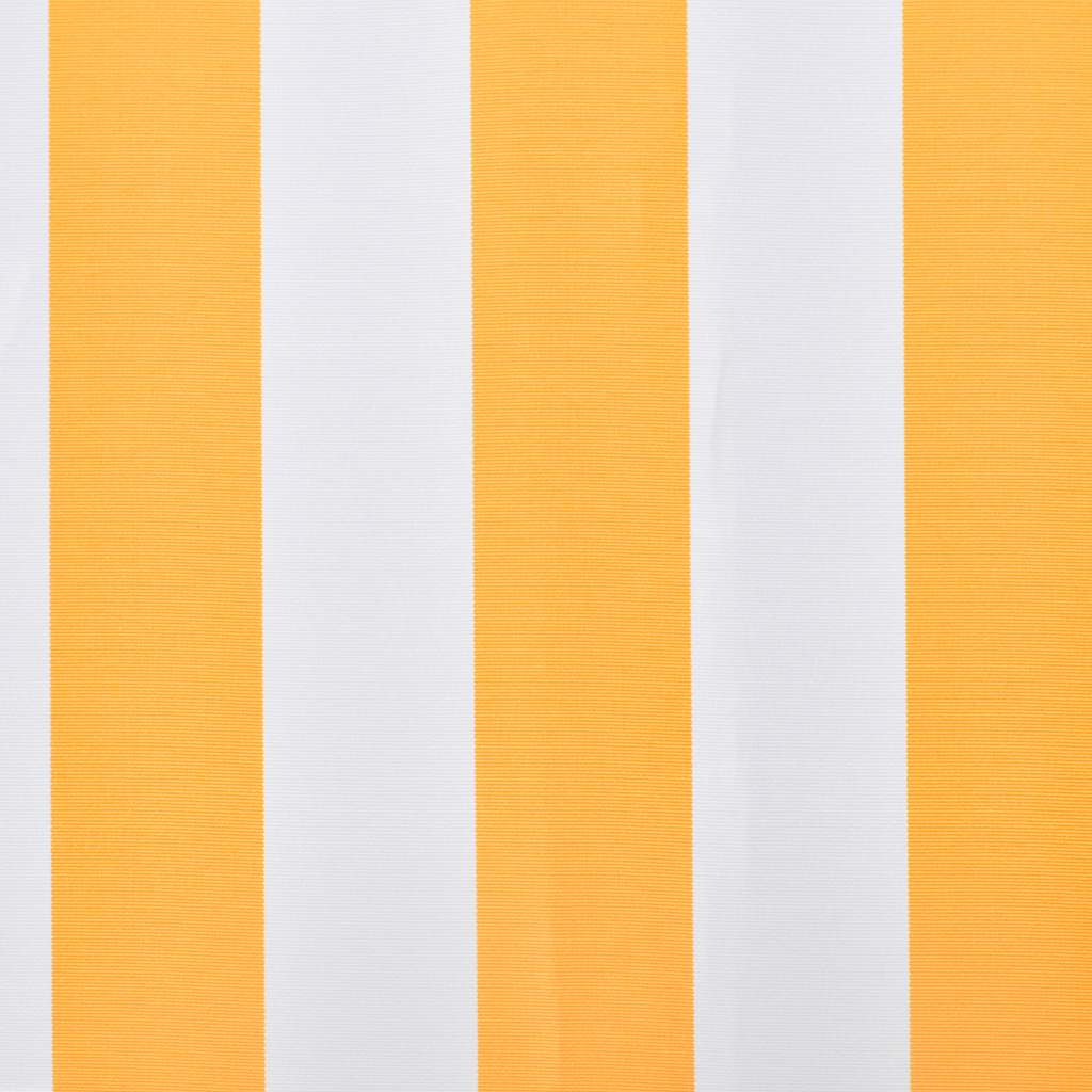 Vidaxl luifeldoek 500x300 cm canvas oranje en wit