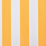 Vidaxl luifeldoek 500x300 cm canvas oranje en wit