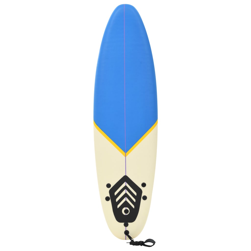 VidaXL Surfplank 170 cm blauw en crème