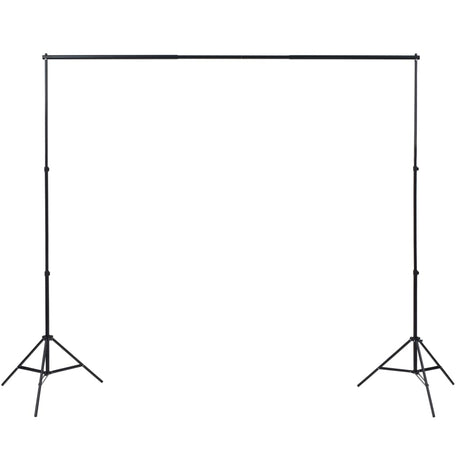 Vidaxl fotostudioset met 3 katoenen achtergronden en frame 3x3 m