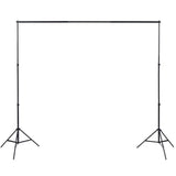 Vidaxl fotostudioset met 3 katoenen achtergronden en frame 3x5 m