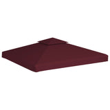 Vidaxl prieeldak 2-laags 3x3m 310 g m² bordeaux