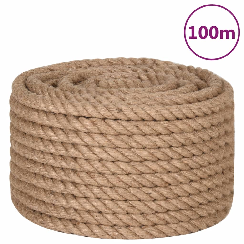 Vidaxl touw 20 mm 100 m 100% jute