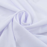 Vidaxl 2 st tafelhoezen stretch met rok 150x74 cm wit